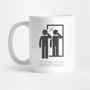 Looking At My Biggest Enemy Mug